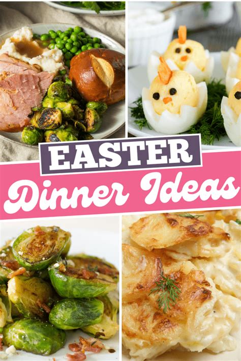 30 easter dinner ideas + easy recipes